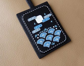 Artisan series - Leather Bag Charm/KeyChain -  Gift for her