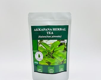 Organic Kalanchoe Pinnata Herbal Tea, Akkapana 20 Tea Bags