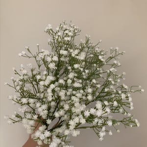 23&quot; artificial Baby’s Breath–Simulated baby’s breath stems for bouquets, baby’s breath for DIY crafts, silk baby’s breath  for wedding decor