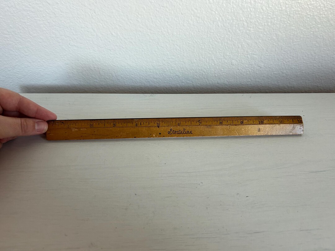 Vintage 12 Inch Strateline Ruler - Etsy