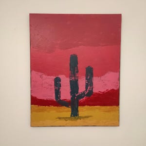 Pintura original Cacto 50x40