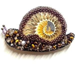 snail design brooch
