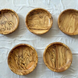 Handcrafted Olive Wood Bowl – Multi-Purpose Dipping, Sauce & Spice Bowl, Eco-Friendly Rustic Serving Dish, Perfect for Home Décor or Gift