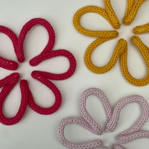 Knitted Wire Art | Flower | Dinosaur | Space | Nursey & Playroom Decor | Custom Colours