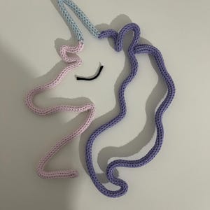Knitted Wire Art | Unicorn | Nursey & Playroom Decor | Custom Colours