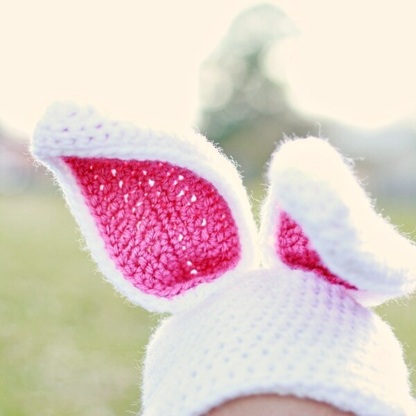 Bunny Ear Beanie crochet pattern PDF 13
