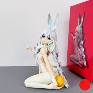 Handmade Azur Lane Nier Figure - Adorable Bunny Costume with Lollipop - High-Quality Resin Collectible, Gifts for Him