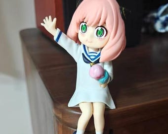 Anya Forger Spy x Family Figure — Anime Collectible Statue with School Uniform & Ice Cream, PVC Figurine Gift for Spy x Family Fans