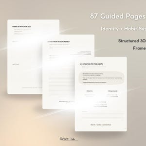 Manifestation Journals, 30-day manifestation challenge, GoodNotes Journal, Manifesting Journal, Habit Tracker, Digital Journal