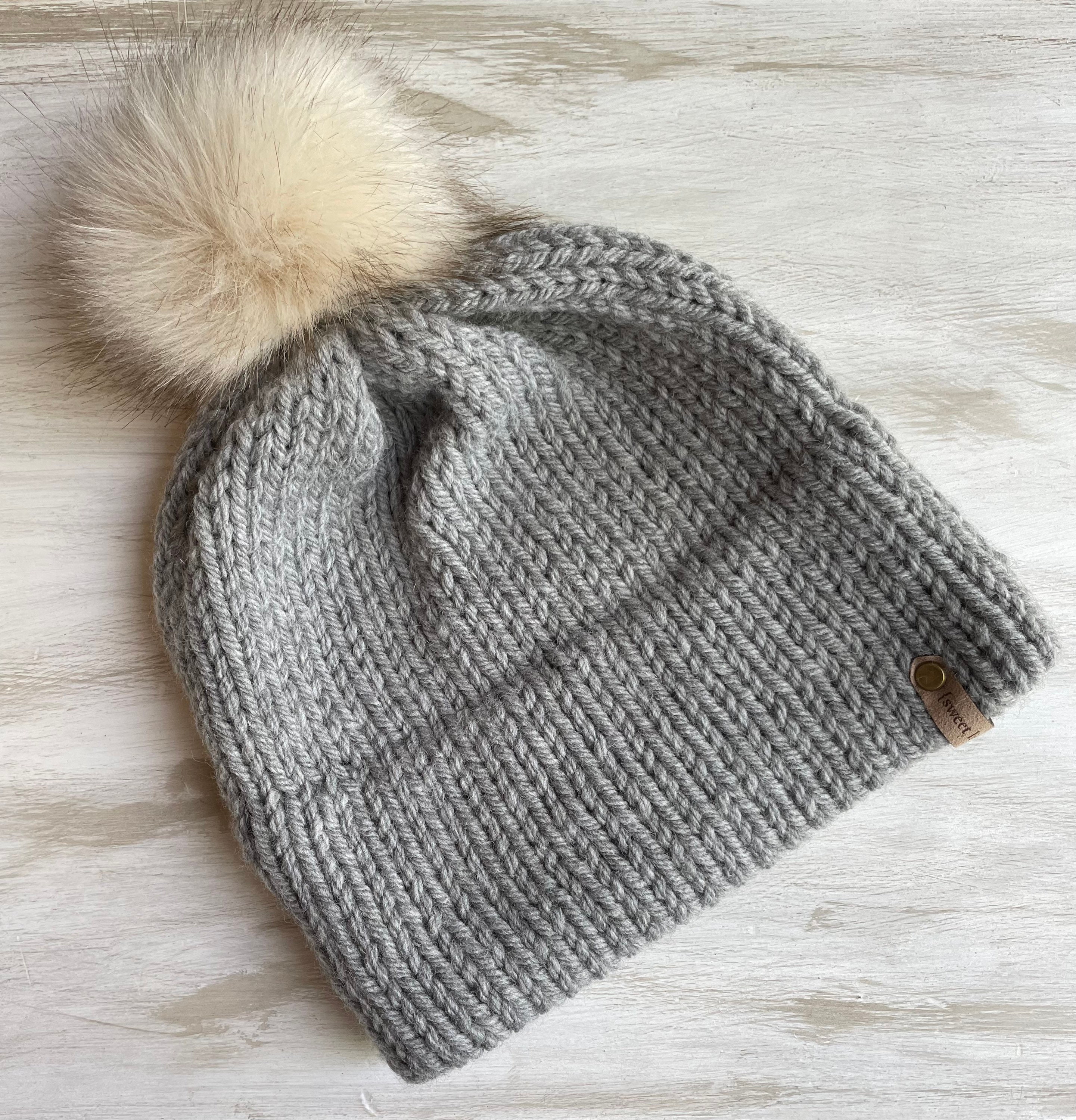Free Knitting Machine Hat Pattern - Maci Beanie - Whimsy North