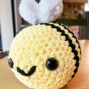 Sweet Buzzy Bee // Soft Stuffed Bee Toy image 6