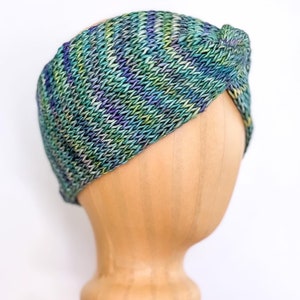 Multicolor Green-Blue Womens Cozy Warm Winter Earwarmer Headband
