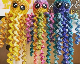 Colorful Small Stuffed Jellyfish