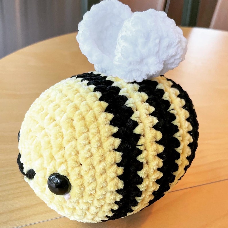 Sweet Buzzy Bee // Soft Stuffed Bee Toy image 2