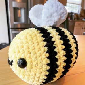 Sweet Buzzy Bee // Soft Stuffed Bee Toy image 5