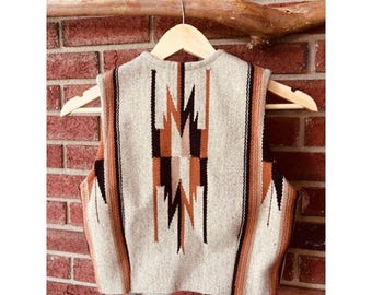 トップス TRUJILLO'S WEAVING VEST S The highest peak of Chimayo vest TRUJILLO'S VEST – WANDERER