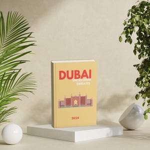 Anpassbare Dubai Reise Fotoalbum Vorlage - Printable Instant Download für Urlaubserinnerungen