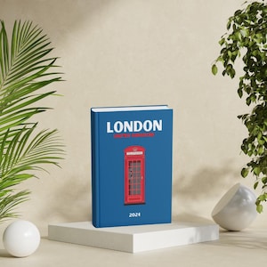 Anpassbare London Reise Fotoalbum Vorlage - Printable Instant Download für Urlaubserinnerungen