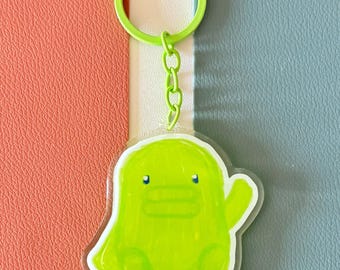 Kuchipatchi Tamagotchi Keychain: Y2K Acrylic Charm for Bags