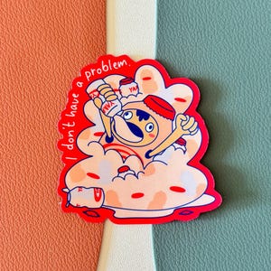 Yakult Vinyl Sticker Packs for Waterbottles, Laptops, Notebooks, Journals, Kindles | Waterproof Decals for Asian Yogurt Drink Lovers