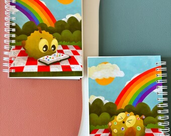 Durian Sticker Collector Notebook: Reusable A6 Journal for Vinyl Decals