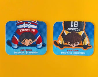 Heated Rivalry Magnetic Bookmark Perfect Gift for Book Lovers | Handmade Book Accessories for Novels, Journals, and Planners