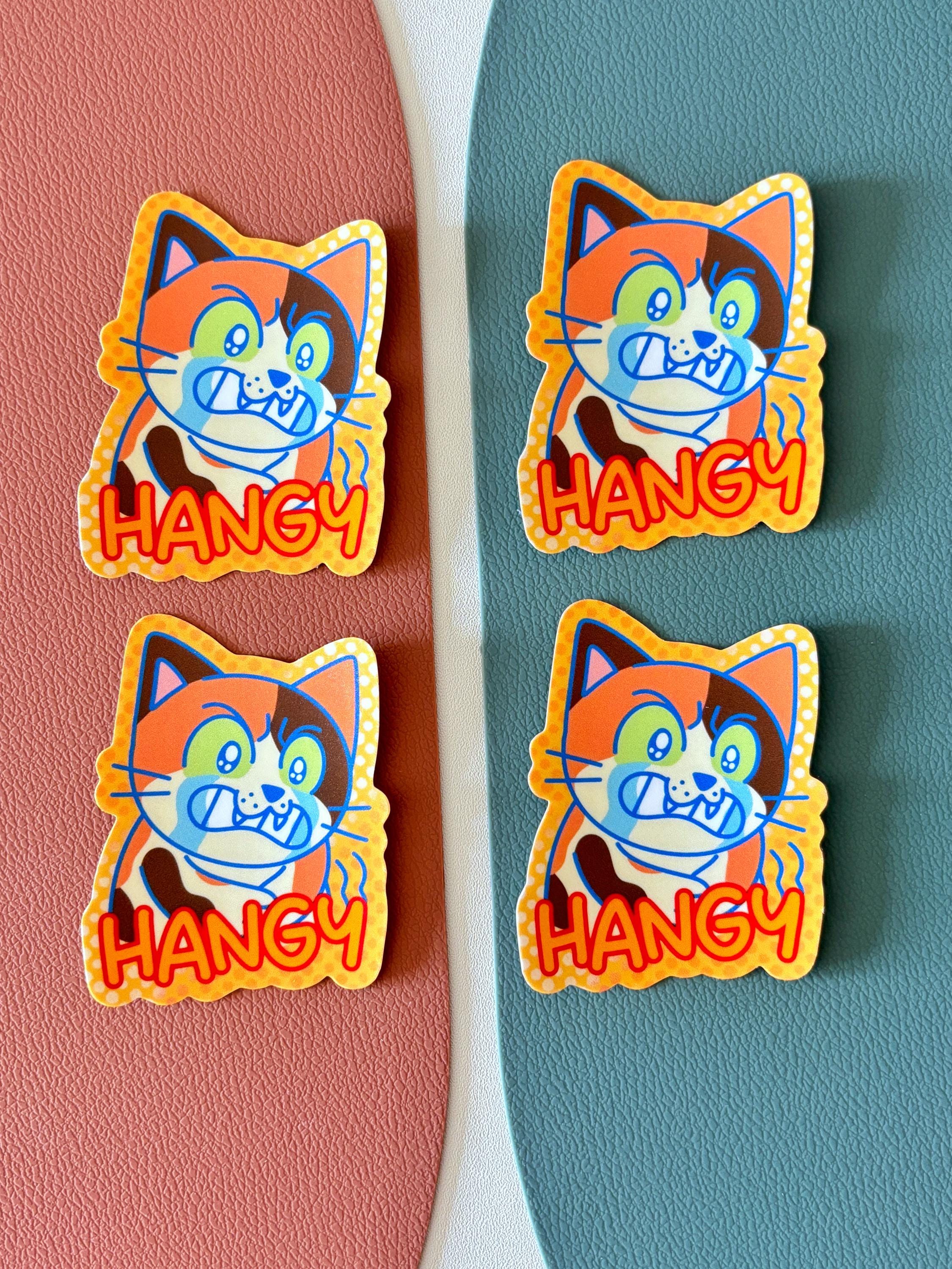 Funny Cat Meme Vinyl Sticker Pack: Waterproof Laptop Decals for Animal ...