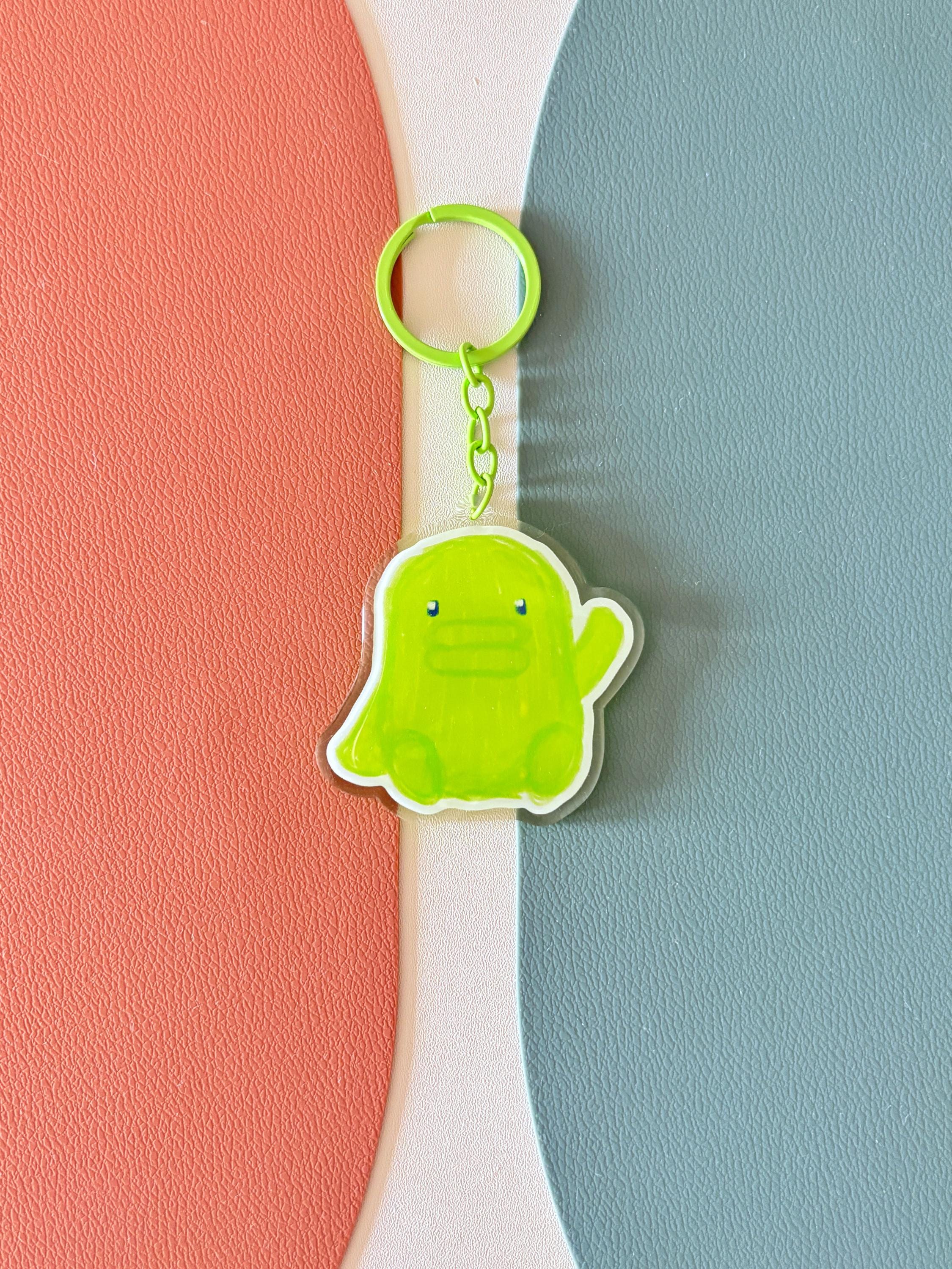 Kuchipatchi Tamagotchi Keychain: Y2K Acrylic Charm for Bags - Etsy
