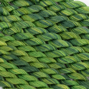 Needlework Floss, Green Floss, Green Embroidery Floss, Green Embroidery Thread, Olive Green Floss, Olive Green Embroidery Thread, Colour 18 image 1