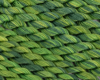 Needlework Floss, Green Floss, Green Embroidery Floss, Green Embroidery Thread, Olive Green Floss, Olive Green Embroidery Thread, Colour #18