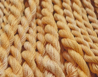 Yellow Embroidery Floss, Tan Perle Cotton, Spring Embroidery, Colourful Embroidery, Colour Complements Colour #61