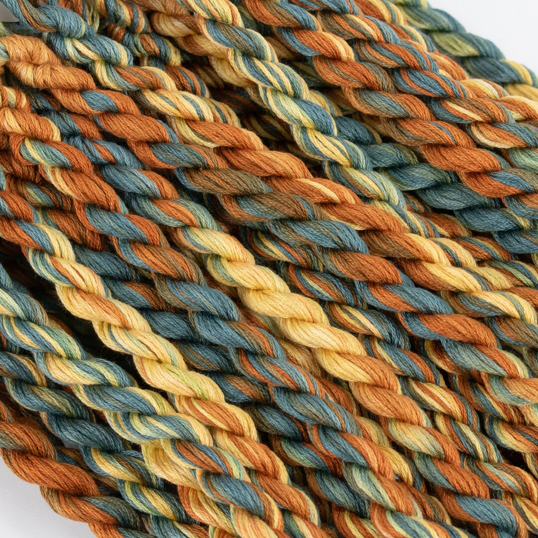 Color Embroidery, Yellow Embroidery Thread, Brown Embroidery Floss