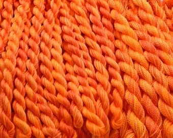 Orange Perle Cotton Embroidery Floss, Colour #66