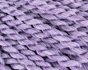 Hilo de bordar teñido a mano color lavanda, hilo de bordar color lavanda n.° 52