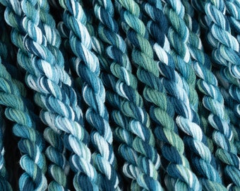 Thread Floss, Blue-Green Floss, Blue-Green Embroidery Floss, Blue-Green Embroidery Thread, Blue-Green Threads Floss, Thread 14, Colour #14