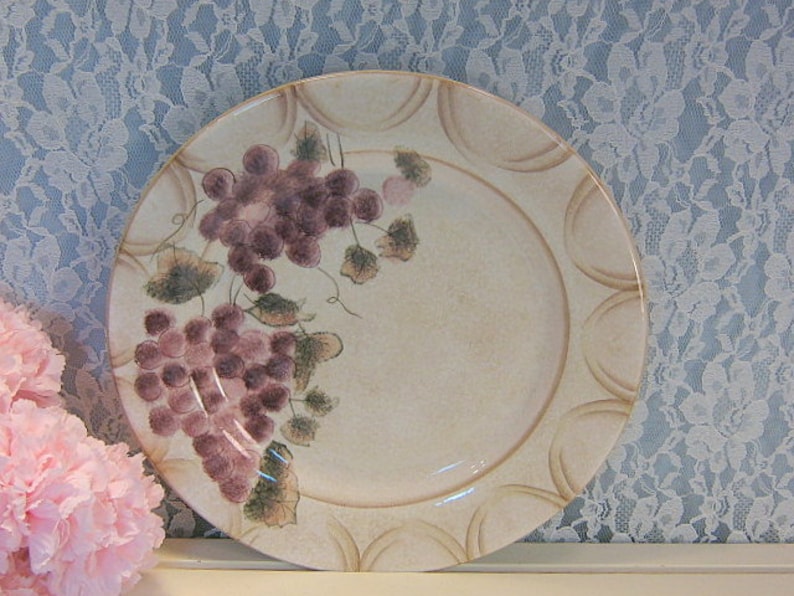 Vintage Oneida Dinnerware Grape Dinner Plate Ceramic Etsy
