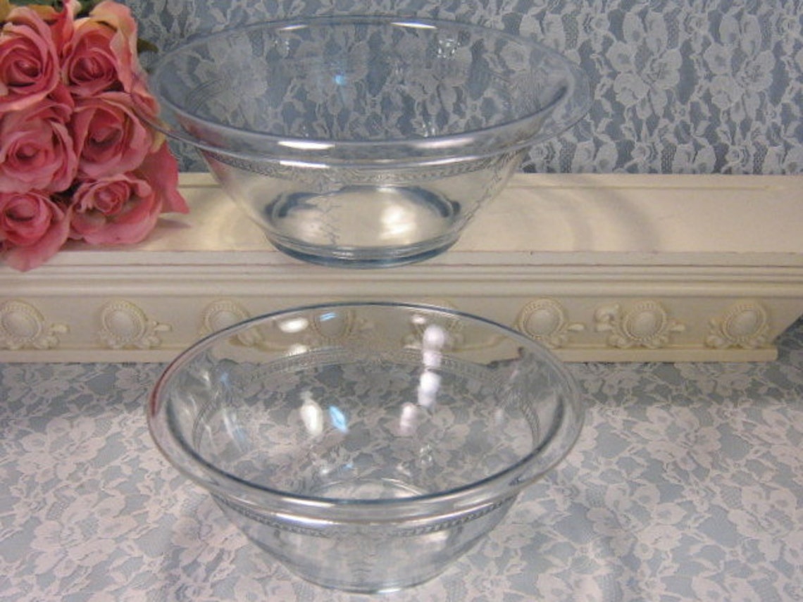 Vintage Fire King Oven Glass Blue Sapphire Nested Philbe Etsy