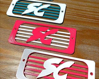 Kawasaki Super Chicken 3d-printed Rear Vent Cover – Custom SC Logo