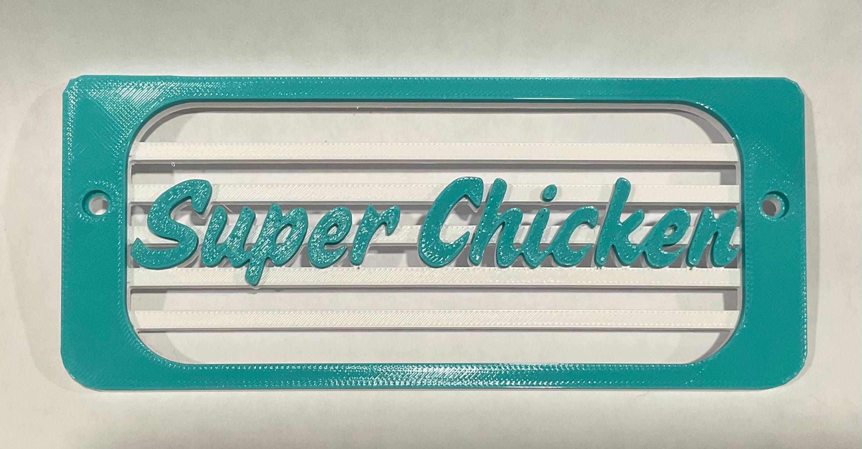 Kawasaki Super Chicken 3d-printed Rear Vent Cover – Custom Super