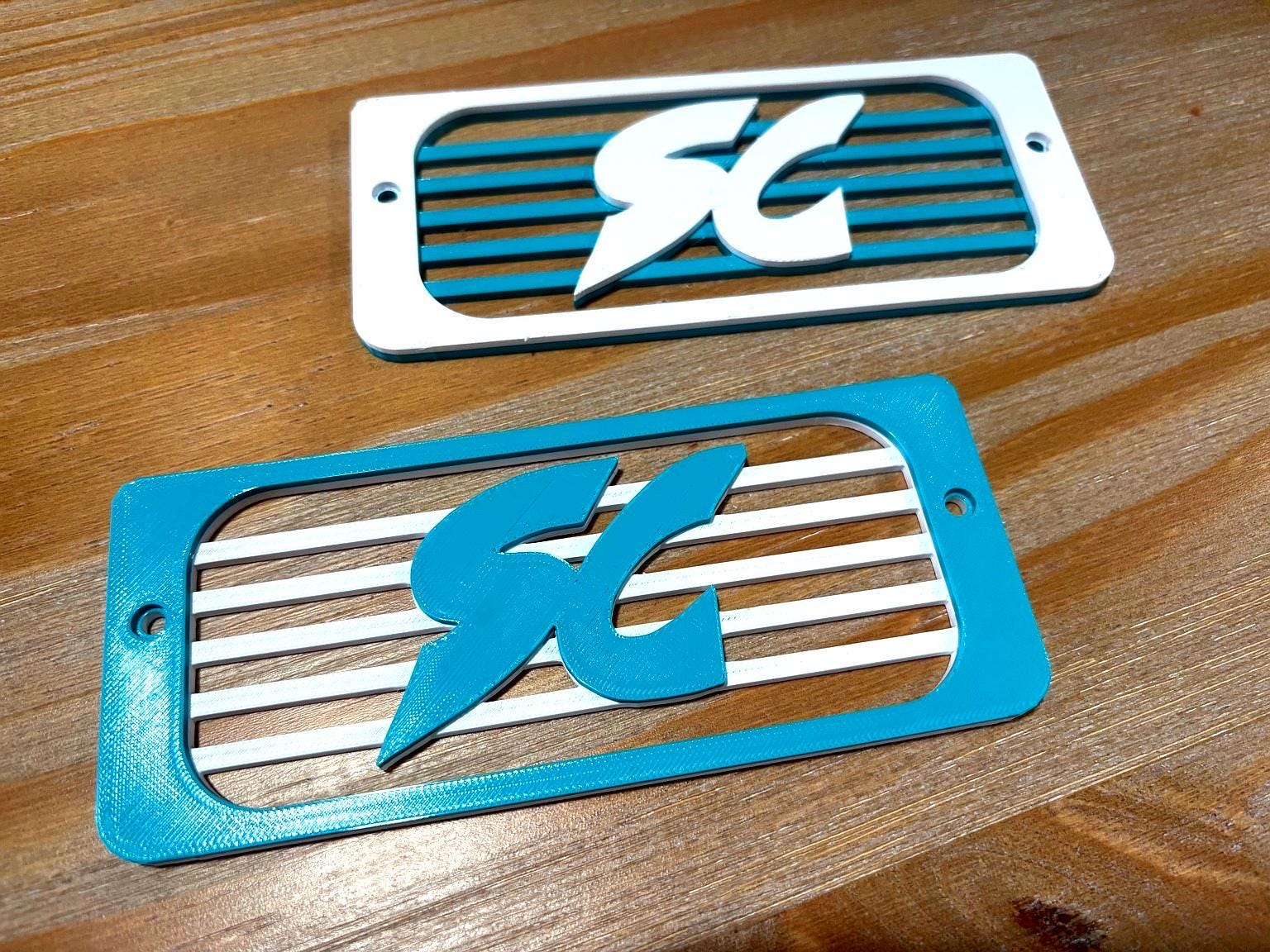 Kawasaki Super Chicken 3d-printed Rear Vent Cover – Custom SC Logo