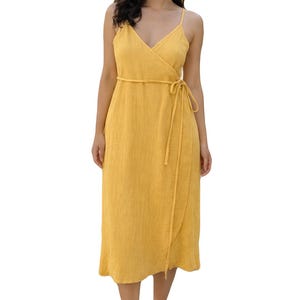 summer pleated dresses Elegant Solid Color Pleated Hem Spaghetti Strap Summer Dress for Women   Canary Houze
