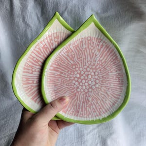 Handmade Ceramic Fig Plate - Fruit Plate