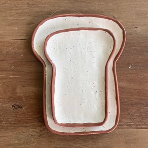 Ceramic Toast Plate Set