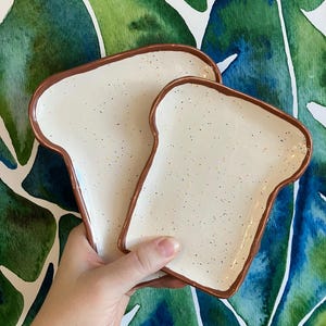 Ceramic Toast Plate Set
