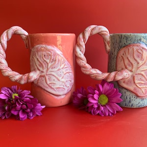 Ceramic Placenta Mug, 16 oz - Doula Gift - Midwife Gift