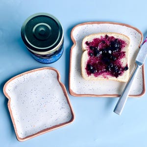 Ceramic Toast Plate Set