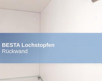 Lochstopfen für IKEA BESTA Rückwand – 3D-gedruckte Abdeckkappen für Nagellöcher & Montagebohrungen | Weiß / Schwarz / Wunschfarbe