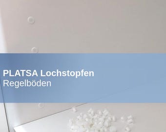 IKEA PLATSA Lochstopfen – 3,4 mm Abdeckkappen für vorgebohrte Regal-Löcher | Weiß