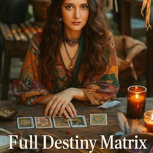 Destiny Matrix Analysis Extra Detailed, Soul Purpose Reading, Matrix of Destiny, Money, Love, Career, Talents Reading, 15-20 page PDF report