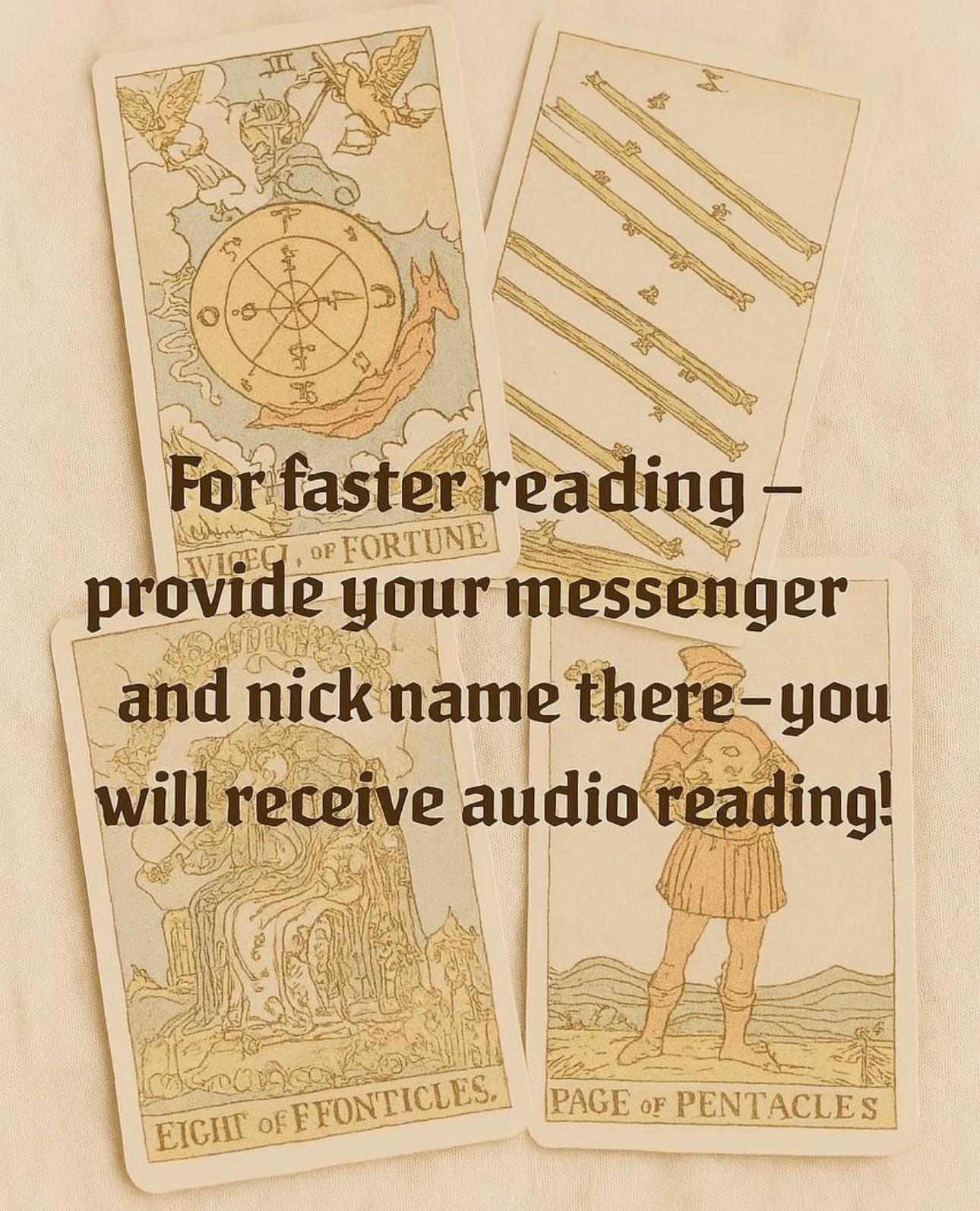thumbnail image 2 of Comprehensive Spiritual Tarot Energy Reading - Insight, Clarity & Personal Growth Tools, Healing Guidance 2 of 6